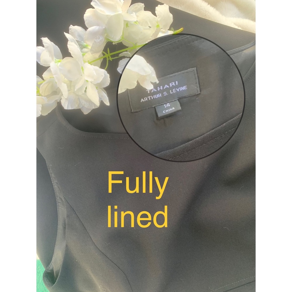 5 ⭐️TAHARI x Larry Levin 🔝 Style& Quality, Empire Waist princess seams - Picture 11 of 16